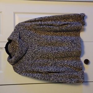 Liz Claiborne black white sweater L